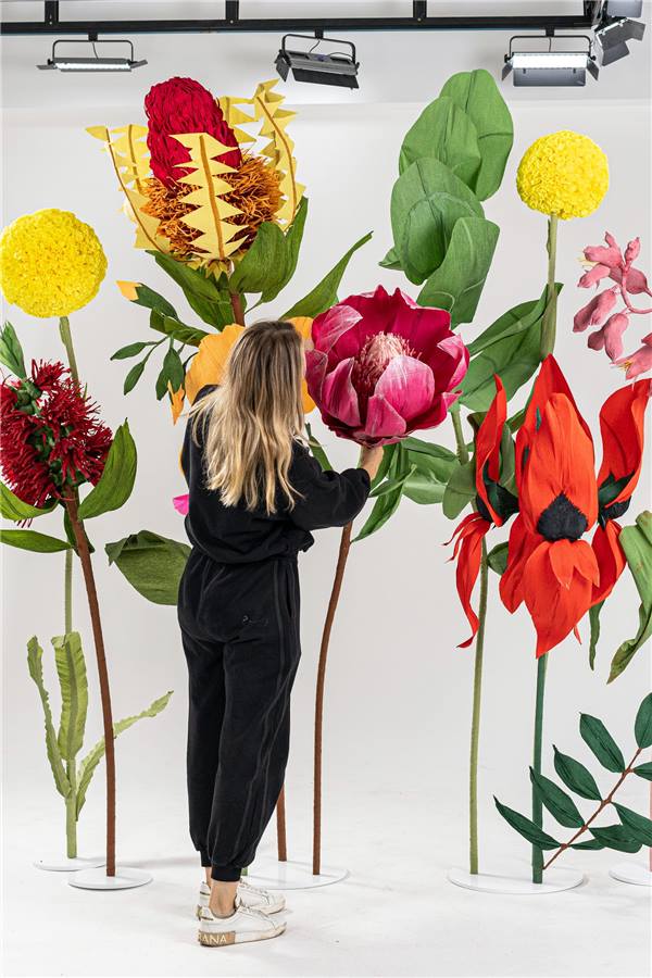 Botanical paper flowers